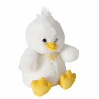 Plüsch Ente Marlie weiß  gelb 20cm, Farben:...
