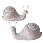 Deko-Schnecke Samanda  braun T/H:15x8cm sortiert, 2fach...