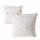 Kissen Lavina weiß  40x40x12cm 2fach sortiert, Farben: weiß; Material: Textil, Boltze