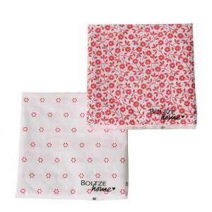 Servietten Lilly Blüten  33x33cm 20 Stück sortiert, 2fach sortiert; Farben: rot, weiß; Material: Papier, Boltze