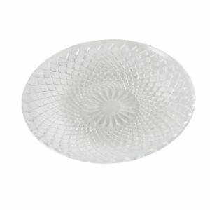 Glasteller Ruka  transparent D25cm, Farben: transparent; Material: Glas, Boltze
