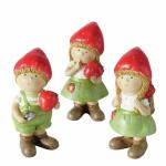 Dekofigur Kind Emily  Erdbeere 13cm sortiert, 3fach...