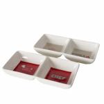 Doppel-Schale Grillzeit  rot/weiß 14x7cm sortiert,...