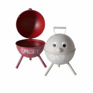 Sturmaschenbecher Junior  Smoky D13,5x20cm sortiert, 2fach sortiert; Farben: beige, rot; Material: Metall, Boltze