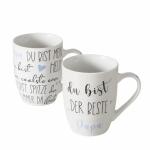 Becher Papa bedruckt  330ml 2fach sortiert, Farben:...