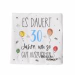 Servietten Geburtstag 30  weiß 33x33cm 20...