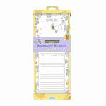Notizblock mit Stift und  Magnet Bienchen, 13x29cm, 40...