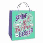 Geschenktasche Schlaf ist  gut 22x27x10cm, Schlaf ist gut...