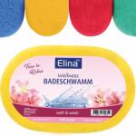 Badeschwamm Elina oval  4fach sortiert, sortiert in blau,...