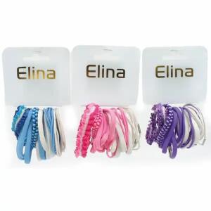 Haargummi Elina 20er  3fach sortiert, 4 verschiedene Stärken und Farben,, OSMA Werm