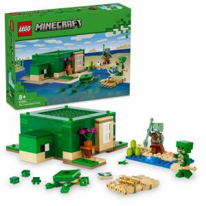 LEGO Minecraft Das  Schildkrötenstrandhaus, ab 8 Jahren,, LEGO