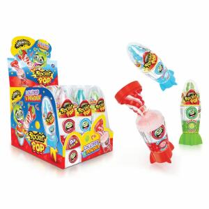 Johny Bee Rocket Pop  Lollipop & Powder 50g, Fun of Europe