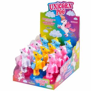 Funny Candy Unicorn Poo  mit Bonbons 10g sortiert, 4fach sortiert, Fun of Europe