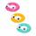 Schwimmring Big Eyes  61cm 3fach sortiert
