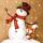 Servietten 24x24cm  Cheery Snowman FSC-Mix, 20er, 3-lagig, Paper+Design