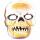 Maske Totenkopf  Plastik