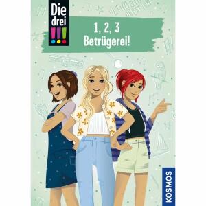 Die drei !!! 1,2,3  Betrügerei, Autor: Maja von Vogel, Petra Steckelmann Illustration:, Milla Kerwien, Hardcover laminiert 288 Seiten, ab 10 Jahren, Kosmos
