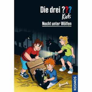 Die drei ??? Kids 08  Nacht unter Wölfen, Autor: Ulf Blanck, Illustration: Margarita Querol, Hardcover laminiert 128 Seiten, ab 8 Jahren, Kosmos