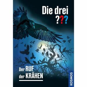 Die drei ??? Der Ruf der  Krähen, Autor: André Minninger, Illustration: Silvia Christoph, Hardcover laminiert 160 Seiten, ab 10 Jahren, Kosmos