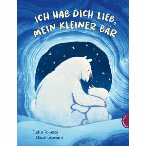 Ich hab dich lieb, mein  kleiner Bär, Autor: Justin Roberts, Illustration: Chuck Groenink, Übersetzung: Michael Gutzschah, Hardcover, 40 Seiten, ab 3 Jahren,, Thiemann-Esslinger Verlag