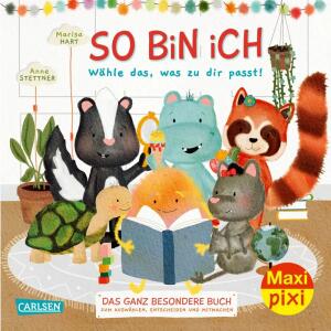 Maxi Pixi 443 So bin ich  Softcover, 24 Seiten, von Marisa Hart, illustriert von, Anne Stettner, ab 3 Jahren