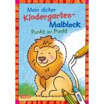Mein dicker Kindergarten  Malblock Punkt zu Punkt,...