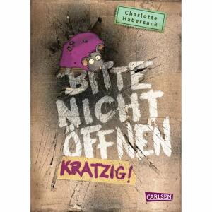 Bitte nicht öffnen 8  Kratzig!, Hardcover, 240 Seiten, Autorin Charlotte Habersack,, Illustration Frederic Bertrand, ab 8 Jahren