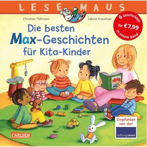 LESEMAUS Sonderband Die  besten MAX-Geschichten, Hardcover, 168 Seiten, Autor Christian Tielmann,, Illustiert von Sabine Kraushaar