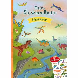 Mein Stickeralbum  Dinosaurier 300 Sticker, 32 Seiten von Klara Kamlah, illustriert von Julia Gerigk, ab 3 Jahren