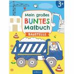 Mein großes buntes  Malbuch Baustelle, Softcover,...
