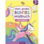 Mein großes buntes  Malbuch Einhörner,...