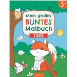 Mein großes buntes  Malbuch Tiere, Softcover, 32...