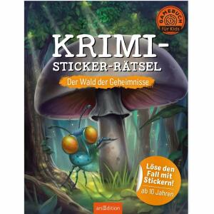 Krimi-Sticker-Rätsel  Der Wald der Geheimnisse, Löse den Fall mit Stickern! Softcover, 32 Seiten, Autor, Philip Kiefer, Illustration von Folko Streese, ab 8 Jahren,, Ars Edition