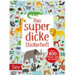 Das super dicke  Stickerheft Tiere, über 800...