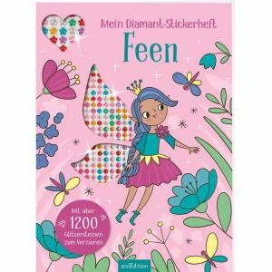 Mein Diamant-Stickerheft  Meerjungfrauen, mit über 1200 Glitzersteinen zum Verzieren, Softcover,, 32 Seiten, illustriert von Sarah Wade, ab 4 Jahren,, Ars Edition