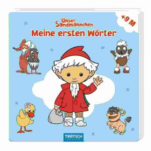 Unser Sandmännchen  Meine ersten Wörter, Leporello, 12 Seiten, Pappbilderbuch, ab 9 Monaten, Trötsch Verlag