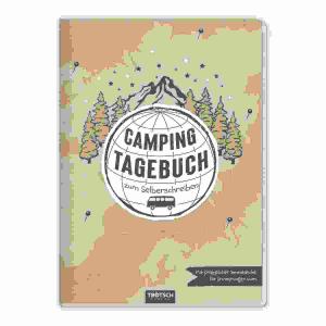 Campingtagebuch zum  Selberschreiben 21x15cm, 80 Seiten, Softcover mit Innentasche, Trötsch Verlag