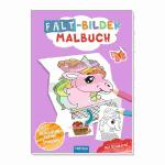Faltbilder-Malbuch  Einhorn, 36 Seiten, Softcover, ab 4...