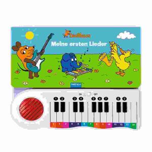 Die Maus Meine ersten  Lieder Klavierbuch, 16 Seiten, Pappbilderbuch, ab 3 Jahren, Trötsch Verlag