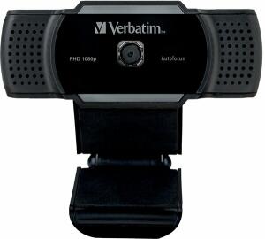 Webcam AWC-01, Full HD, USB, Autofokus und Mikrofon, schwarz