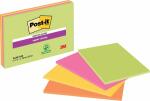 Haftnotiz Super Sticky Meeting Note, 101 x 152 mm, 4 x 45...