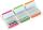 Post-it Index strong 25,4 x 38 mm, sortiert, 3 x 22 Streifen,