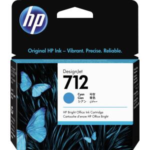 Tintenpatrone 712, cyan, Inhalt 29 ml, für Designjet Studio T210, T230, T250, T630, T650