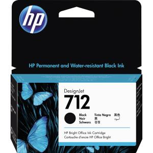 Tintenpatrone 712, schwarz, Inhalt 38 ml, für Designjet Studio T210, T230, T250, T630, T650