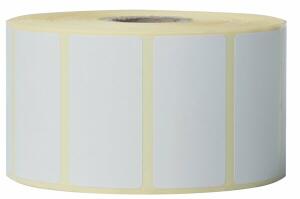 Einzeletikettenrolle, weiß, 51 x 56 mm , 1.900 Stück/Rolle, VE = 16 Rollen