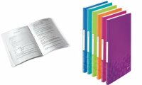 LEITZ Sichtbuch WOW, A4, PP, mit 40 Hüllen, eisblau...
