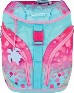 Herlitz Grundschulrucksack SoftLight Plus Greenline Pink Bubbles