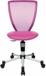 Drehstuhl Junior Titan, silber/pink, ohne Armlehne, max....