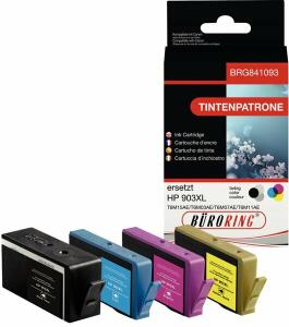 Multipack 4 Farben, ersetzt HP 903XL, Inhalt 1x 30 ml, 3x 12 ml