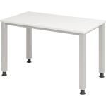 Schreibtisch 1200 x 670 mm, weiß/silber,...